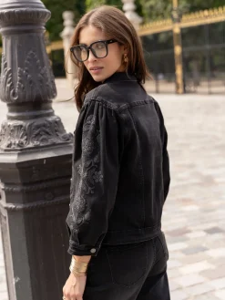 Cheap HippieChic Veste Manches Brodées