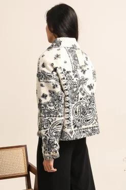 Cheap HippieChic Veste Moumoute Intérieur Suédine