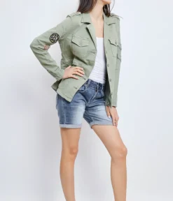 Sale HippieChic Veste Saharienne Kaki