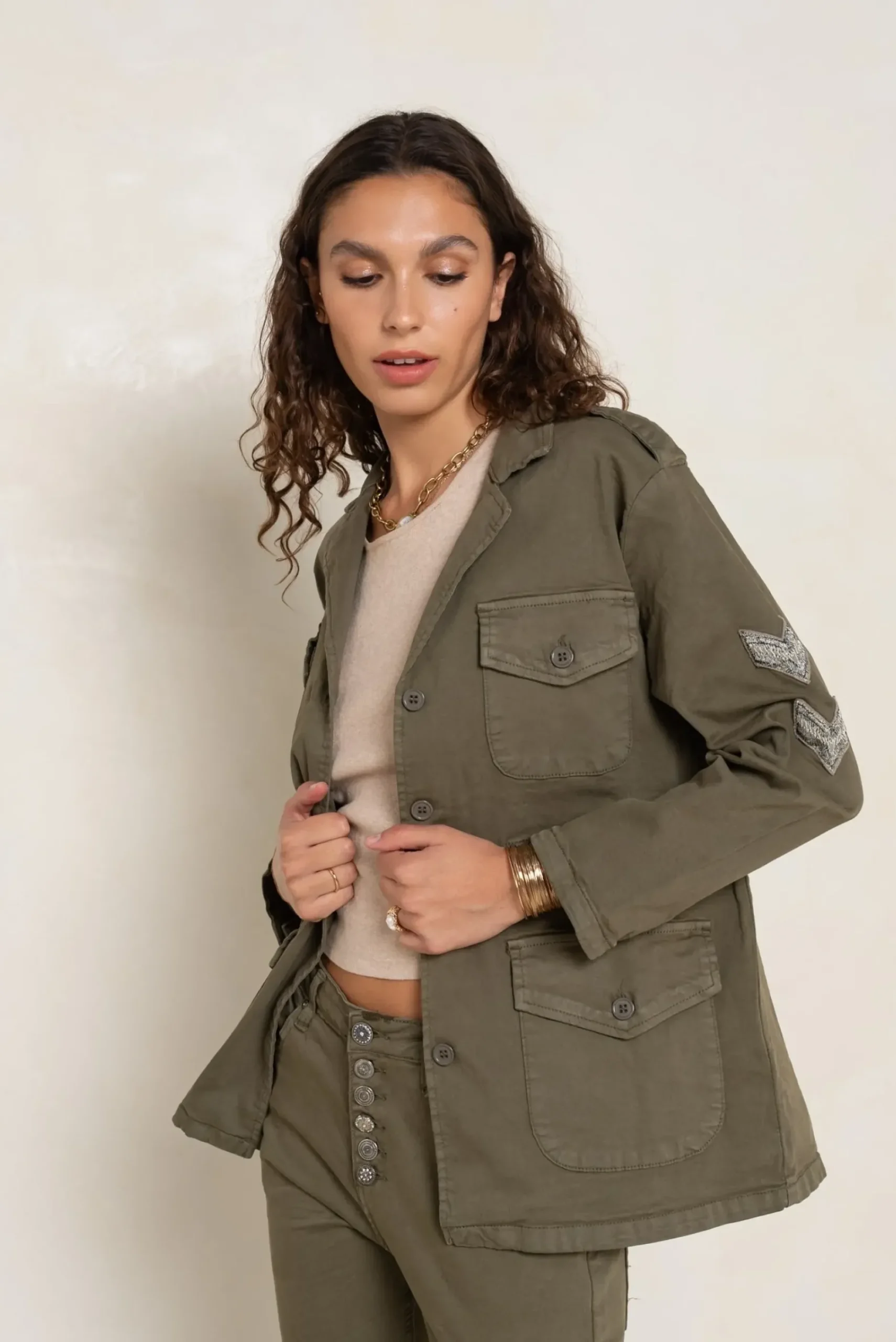 Shop HippieChic Veste Saharienne Star