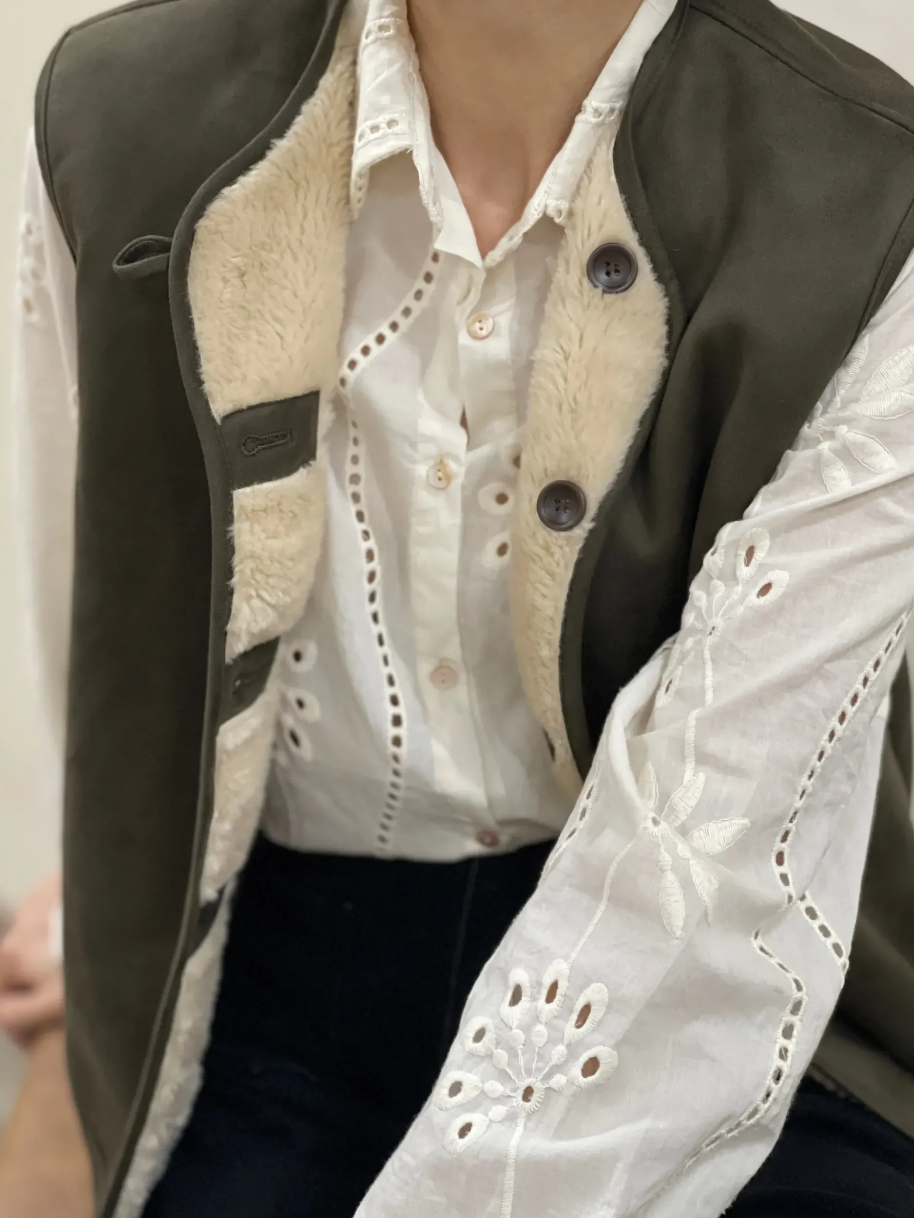 Best Sale HippieChic Veste sans Manches Réversible