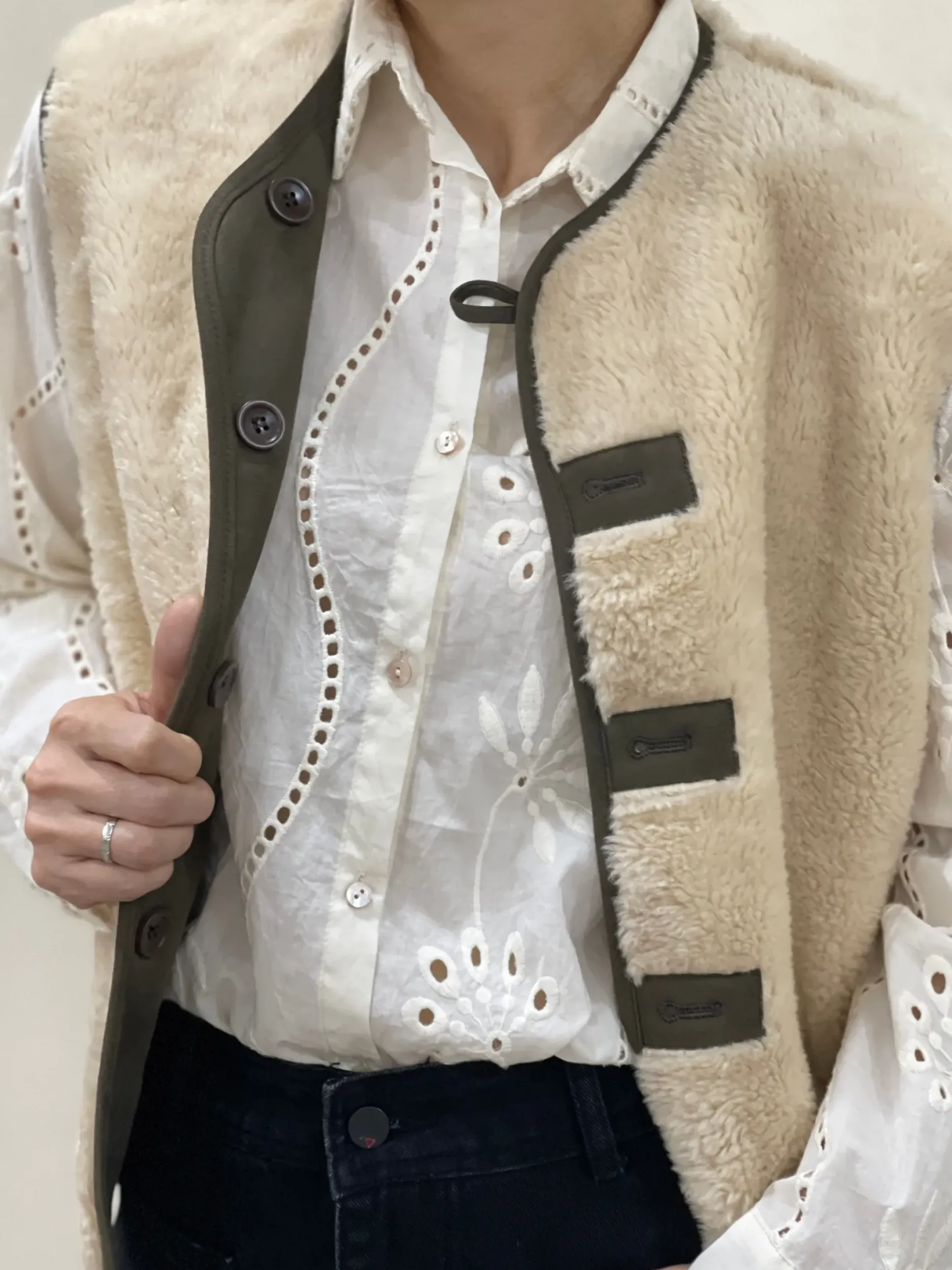 Best Sale HippieChic Veste sans Manches Réversible