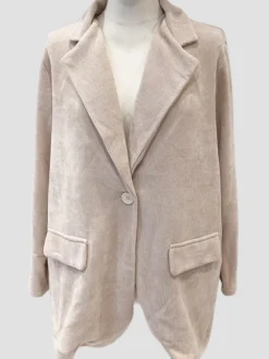 Sale HippieChic Veste Velours du 44 au 50 Beige