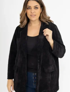 Sale HippieChic Veste Velours du 44 au 50 Beige