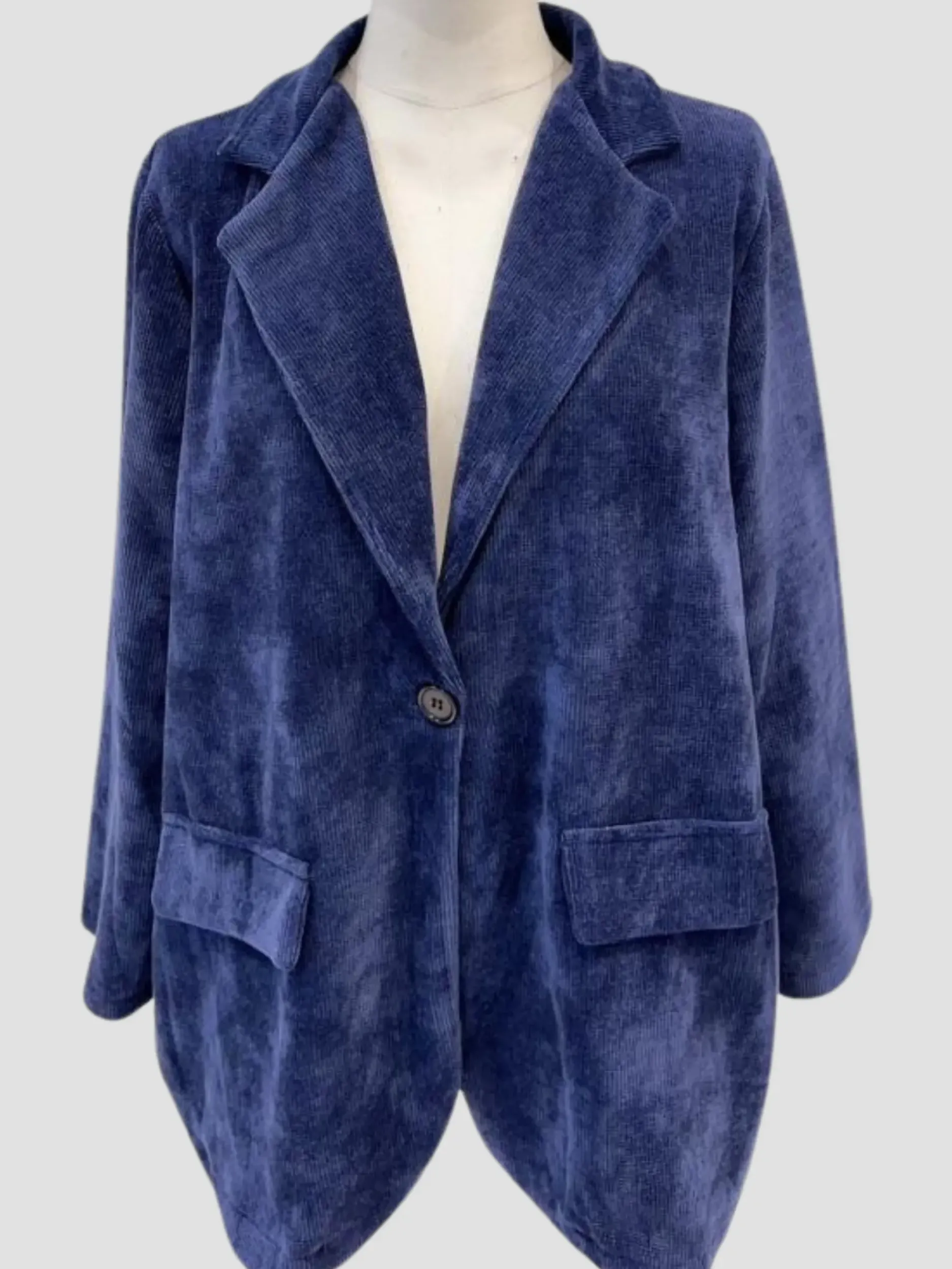 Sale HippieChic Veste Velours du 44 au 50 Beige